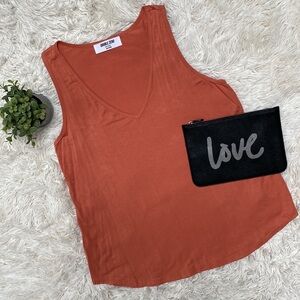 Double Zero Sleeveless Top 💗 Orange
